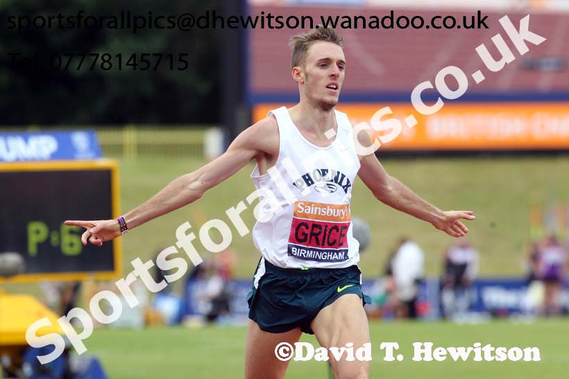Charlie Grice (Brighton Phoenix), 2014 Sainsbury's British Championships. Photo: David T. Hewitson/Sports for All Pics